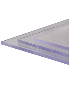 POLYCARBONATE SHEET 0.060 48 X 96 CLEAR 116 MAR RESISTANT FLAME RETARDENT AIRCRAFT POLYSTICK 2 SIDE LEXAN MRAC